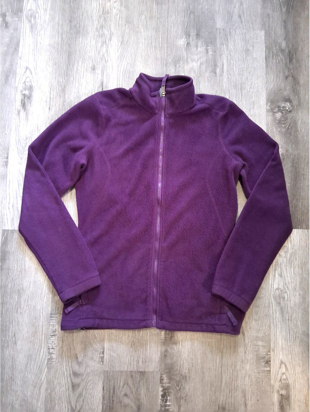 CABELA'S Women's Medium Purple Full Zip Fleece Long Sleeve Outerwear Jacket
